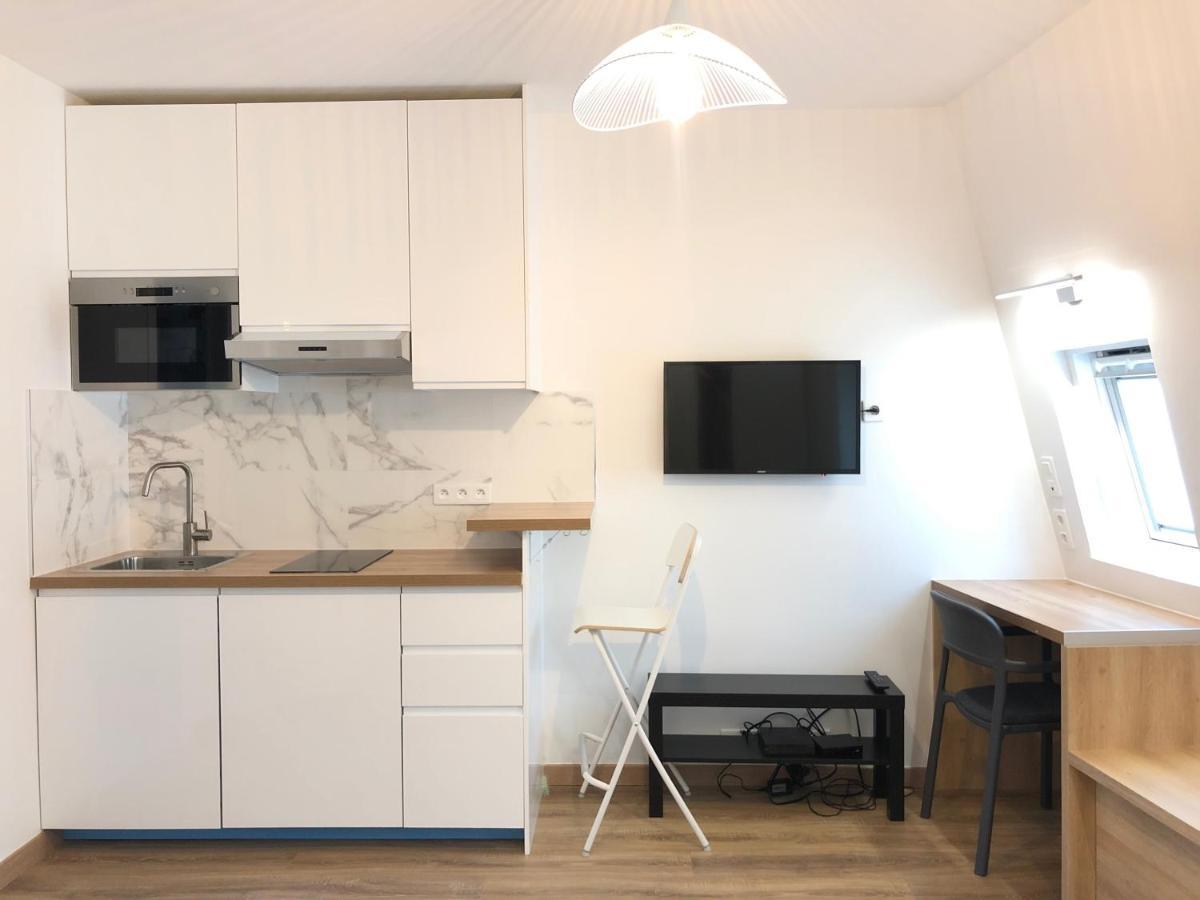 Elegance Haussmanienne, Studio Moderne Et Cosy Paris Eksteriør billede